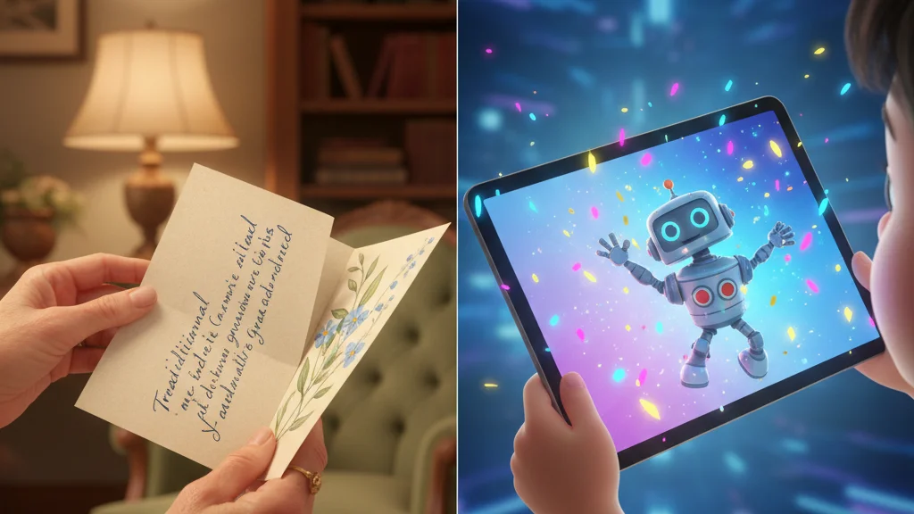 Animated Ecards vs. Traditional Greeting Cards
